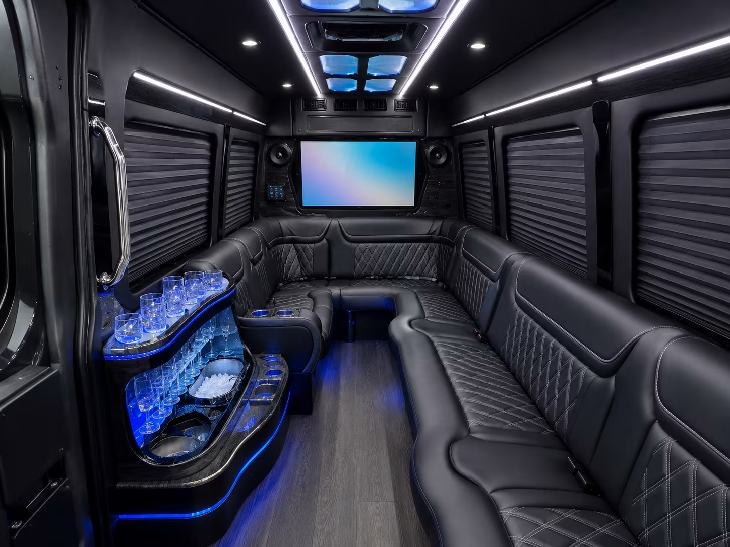lewisville long distance transportation onboard seating