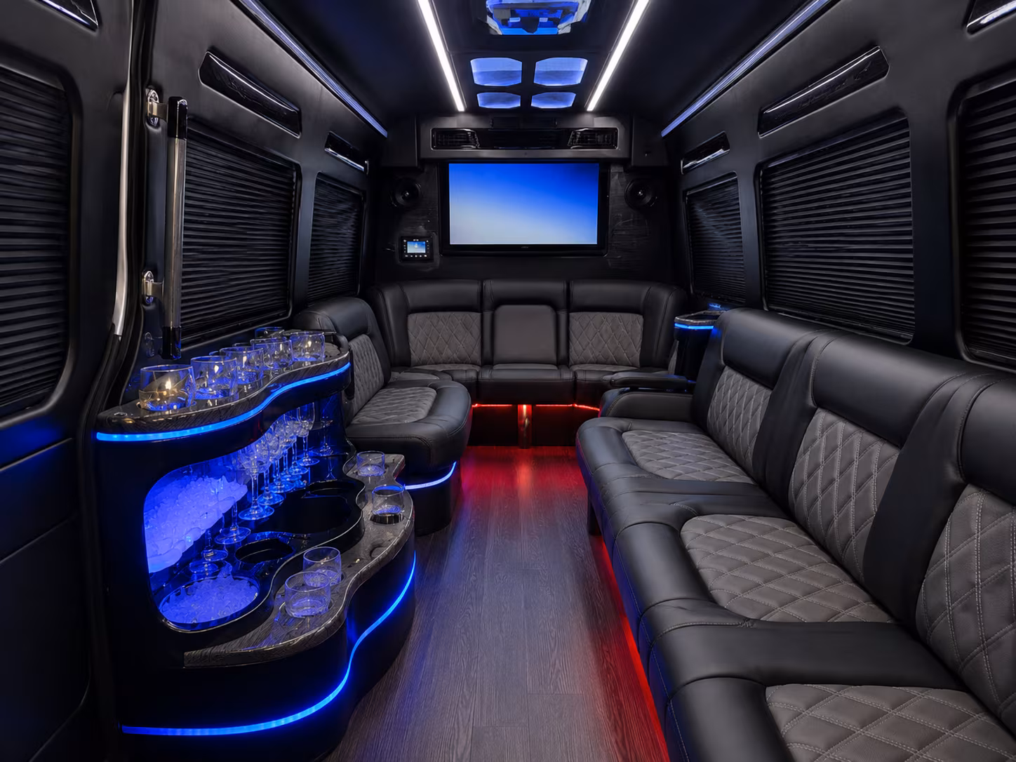 that s why groups in lewisville choose a bus over a rideshare caravan